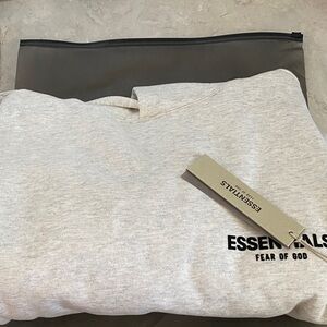 Fear of God Essentials Light Gray Sweatshirt